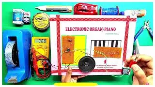 Electronic Piano / Harmonium Working Model | Class 10&ndash;12 Science Project | Ontex Electronics