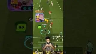 103 DRIBBLING IS UNFAIR FOR DEFENDERS🥶🔥 #efootball #pes #showtime #raphinha #shorts #youtubeshorts
