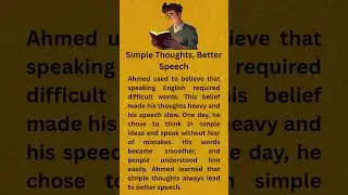|| Simple Thoughts, Better Speech || Can Speak English || Can speak English Fast ||