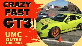 Utah Motorsports Outer Loop - Porsche 991.1 GT3 fastest lap 2:03
