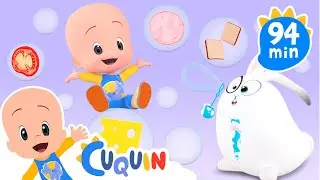 Cleo and Cuquin Indonesia 🥪 Piknik Gelembung 🥪 Lagu anak-anak | Video pendidikan