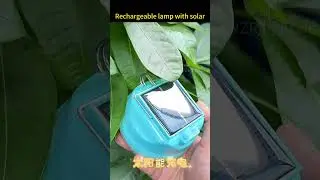 Portable camping light rechargeable lamp  #shorts #campinglight #rechargeablelight #ledlights