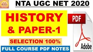 History and Paper 1 complete Pdf Notes ugc net 2020