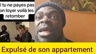 Voilà ce que nos frères restés au pays ne savent pas il as été expulsé de son appartement 