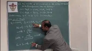 Problem based on O C  and S C  Test of Single phase transformer By Rajesh Sahu