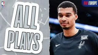 Wembanyama with 30 points and 13 rebounds!! | ALL PLAYS v Los Angeles Lakers