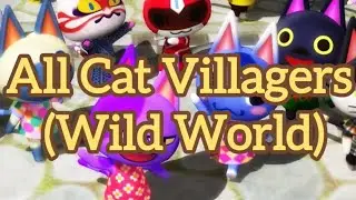 All Cat Villagers (Animal Crossing: Wild World) 🐈