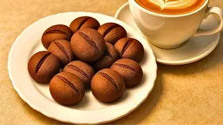 How to Make Realistic Coffee Bean Cookies ☕️🍪