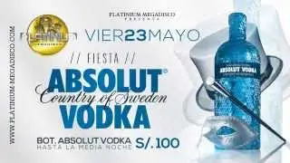 FIESTA ABSOLUT VODKA 23/05/14 - PLATINIUM MEGADISCO