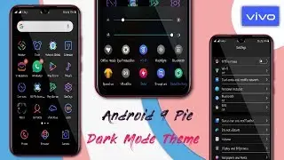 FunTouch Os Black 9 Pie (Dark Black Theme) For Vivo All 