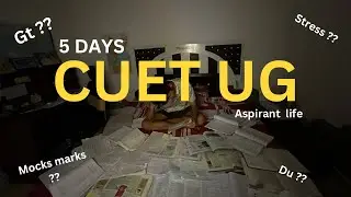 A day in life of *CUET UG* aspirant !! 📚✨