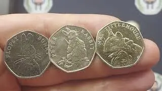 DANS COIN REVIEW + VALUATIONS #56 - RAREST 3 Beatrix Potter 50p 50 pence coins