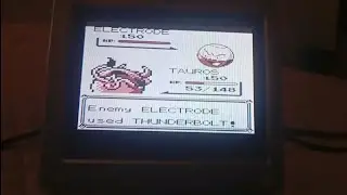 Pok&eacute;mon Red Vs Blue Link cable Battle