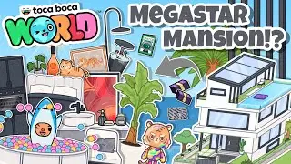 Обзор Megastar Mansion!? 🌟| Новое обновление для мира Toca Boca! (УЖЕ ДОСТУПНО!)