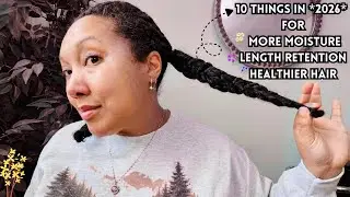 10 вещей, которые я делаю для большего увлажнения, сохранения длины и более здоровых локонов.