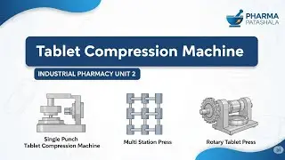 Tablet compression machine |Equipment's and tablet tooling | Industrial pharmacy 5 semester #tablet
