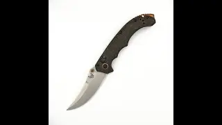 Benchmade Mini Bedlam Marbled Carbon Fiber CPM S90V