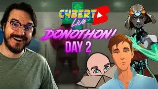 Cybert Live's Donothon Day 2! #dispatch #hades #jackbox #fyp