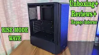 Análise e medidas Gabinete RISE MODE WAVE Black ARGB