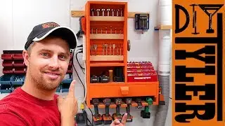 LTL French Cleat  Drill Bit Storage Cabinet