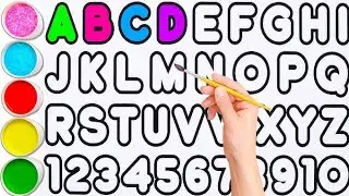 Learn Alphabets Through Writing and Painting | ABC Writing & Coloring for Kids