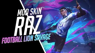 Rov | Mod Skin Raz Football Lion Savage : มอดสกิน แรส นักฟุตบอล