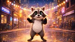 Ricky the Raccoon 🦝 | Fun Kids Dance Song | Jump, Spin & Clap!