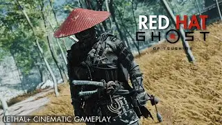 Ghost of Tsushima - Red Hat Ghost - Stealth Kills & Brutal Combat Gameplay