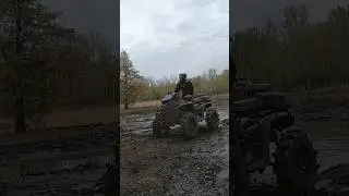 Muddy Friends Riding at the Mud Park 🤘💦 | ATVs, Trucks & Mud Chaos #offroad #fun #music #shorts