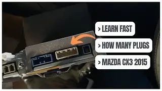 Learn Fast: How many plugs radio connector wiring harness MAZDA CX3 2015 (Update 2025)