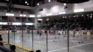 Peterborough Lakers Bench Clearing Trick