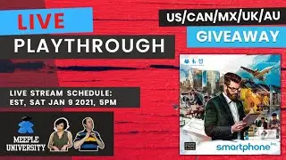 LIVE - Smartphone Inc. Board Game -  Playthrough & US/CAN/MX/UK/AU Giveaway