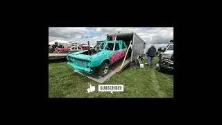 1980s Demolition Derby Car Too Pretty to Smash Love the Paint #demolitionderby  #demo