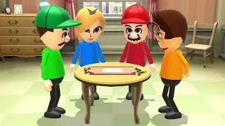 Wii Party U - Mario VS Luigi VS Rosalina VS Donkey Kong (Minigames)