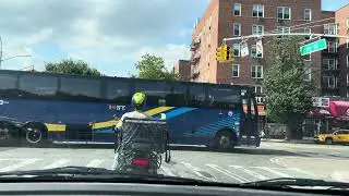 Summer drive around Queens NYC, POV Driving