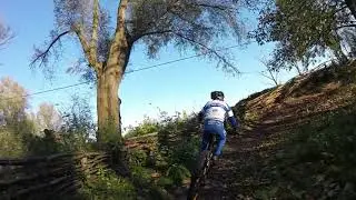 rondjes draaien op het BMX-parcours @mirabrug @Hamme