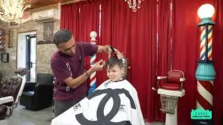 ASMR / SOUND OF CLIPPERS / ARTHUR RUBINOFF KID&rsquo;S HAIRCUT AT NYC MODERN BARBER SHOP MUSEUM