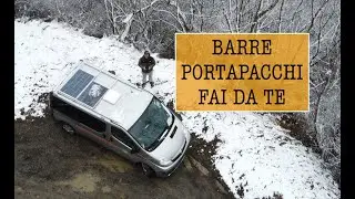 Portapacchi van: come ho fissato pannelli solari e doccia