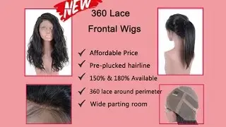 Affordable Big Density 360 Lace Frontal Wigs Under $90| RPGhair