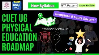 CUET UG Physical Education Domain 2026 New Syllabus Strategy and Plan / Score 100% with ease #cuetug