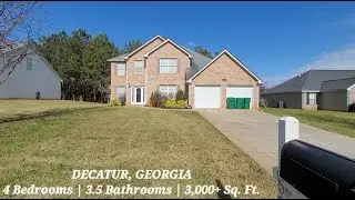Decatur, Georgia Home for Sale | 4 Bedroom, 3.5 Bathrooms | Atlanta Real Estate Home Tours