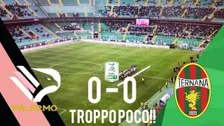 SPENTI!! |PALERMO 0-0 TERNANA|Live reaction dallo stadio|Serie B|