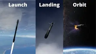Falcon 9 Launch and Landing, KSP