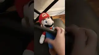 Mario does the weird yoshi impression