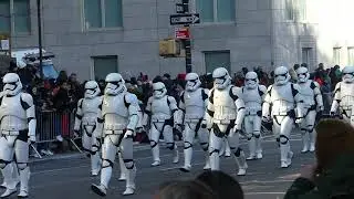 Ronald McDonald and Storm Troopers at the Macy's Thanksgiving Day Parade #MacysParade