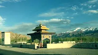 Leh city view during lockdown