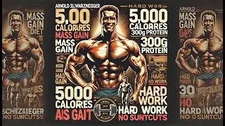🏋️ Arnold Schwarzenegger's Mass Gain Diet: Secrets to Building an Olympia-Winning Physique 🏆