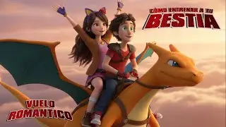 Como Entrenar a tu Bestia 🐉 (ChrisBel Productions 2712) Clip: Vuelo Romántico 🎶🥰🩷❤️✨