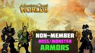=AQW= EPIC Non-member MONSTER / BOSS Armor Drops (TOP 5)
