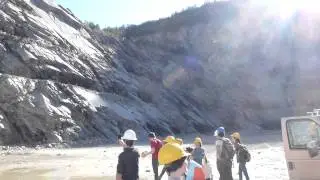 Bottom of Wake Stone Company triangle quarry